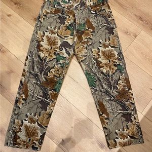 Men’s old school camo pants